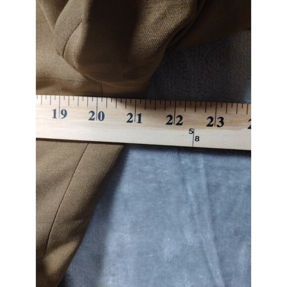 Mens Custom Tailor 3 Piece Suit Brown Tan Size 42 Academia Old Money Classic - Picture 7 of 16